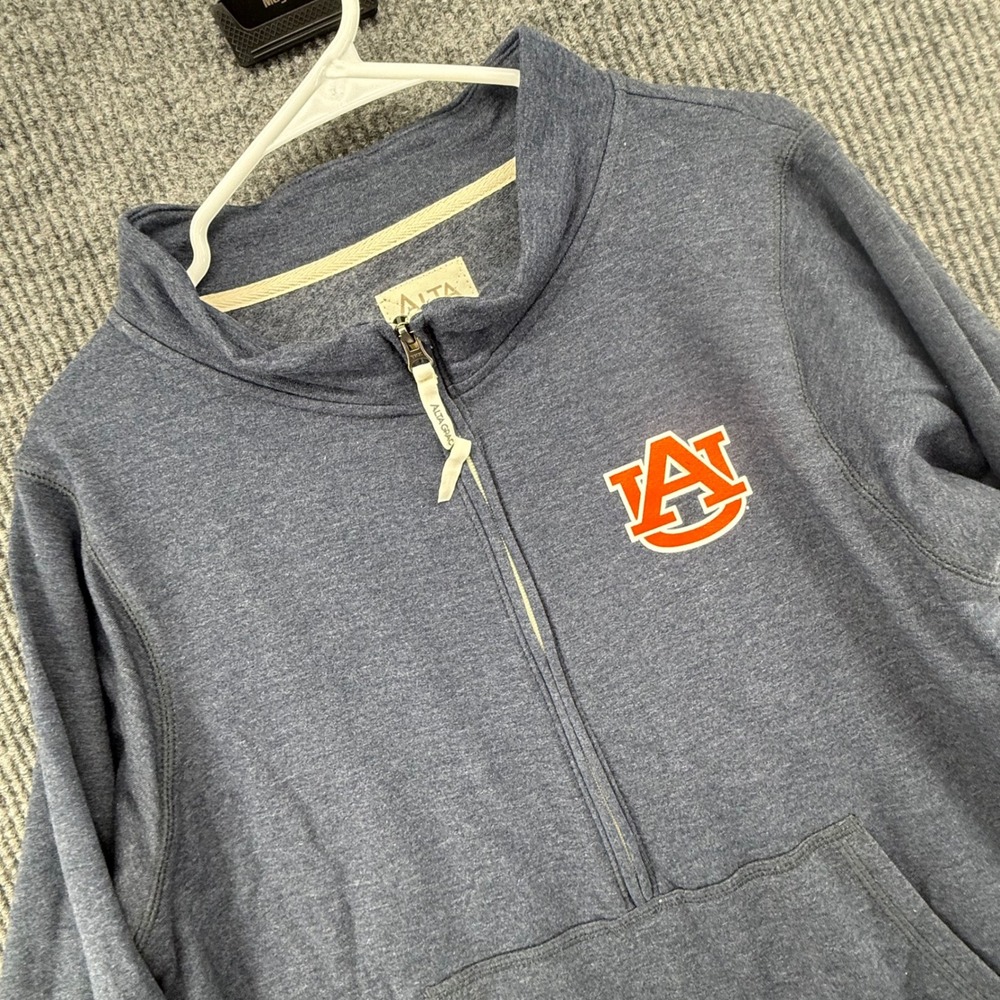Alta Gracia Quarter Zip Auburn Womens XL Blue Excellent NCAA Tigers Pullover